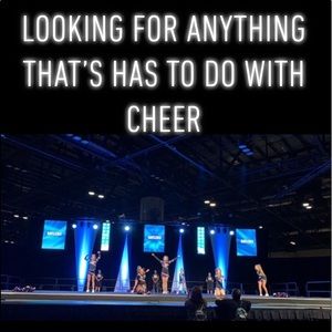 Looking for cheer stuff